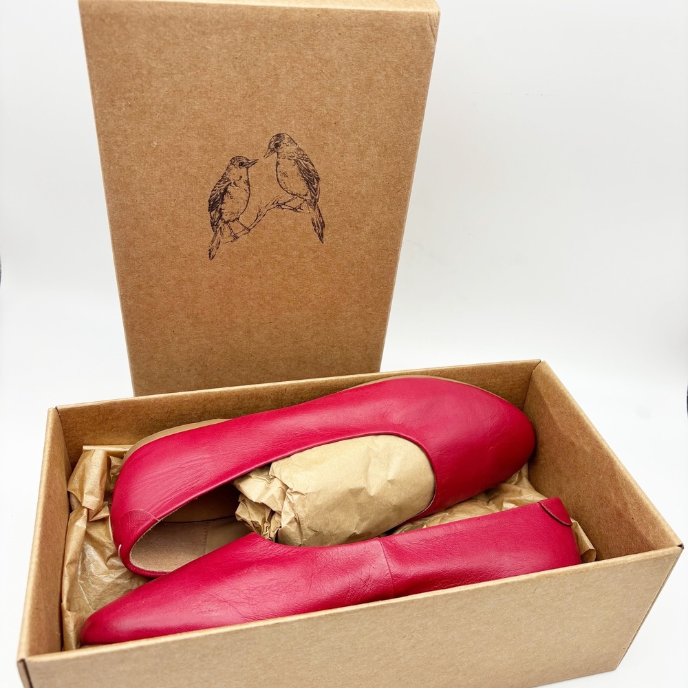 NWB Beek Swiftlet Ballet Slipper in Lipstick Size 8 - Picture 14 of 14